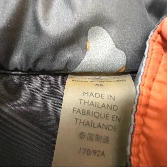 Coach Mens Reversible Puffer Duck Down Vest Sz XS Used Once! Retail $355